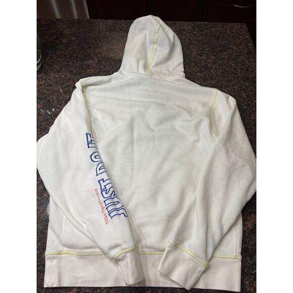 Nike White Hoodie Just Do It Size S - Picture 3 of 6